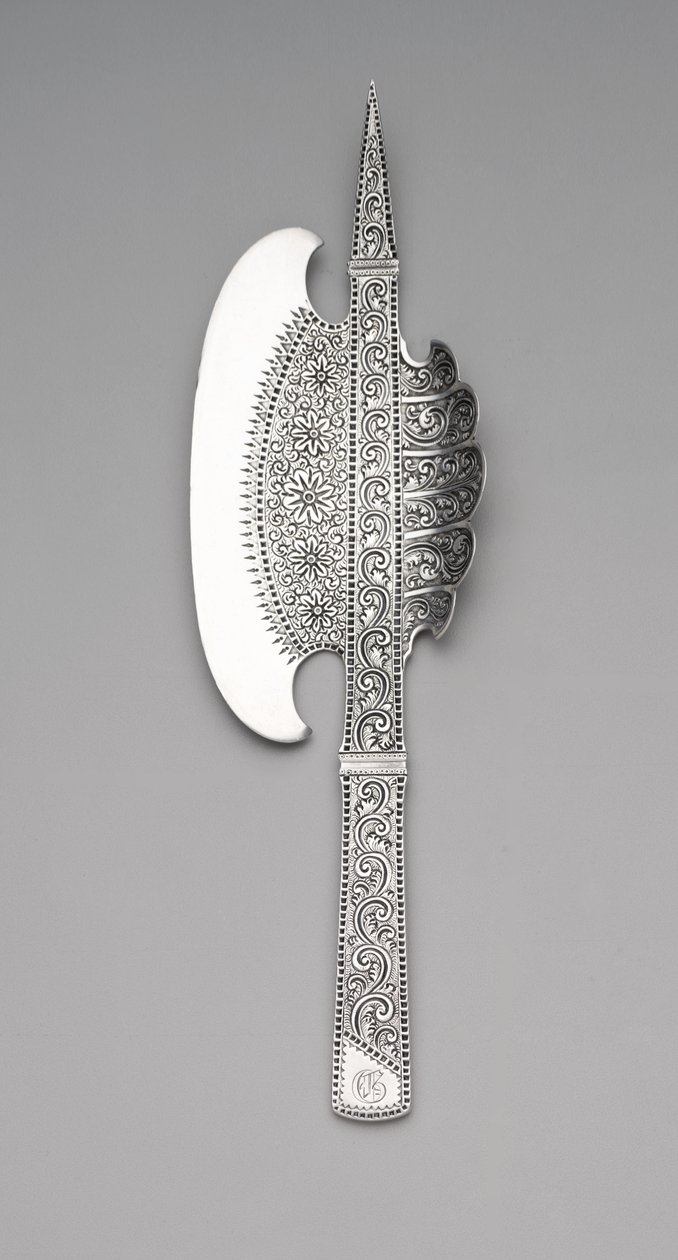 Iskremøks, ca. 1880 (sølv) av Gorham Manufacturing Company