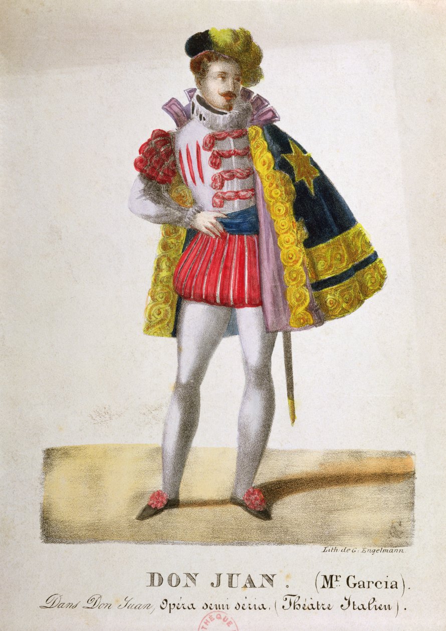 Kostyme for Monsieur Garcia i rollen som Don Juan i operaen 