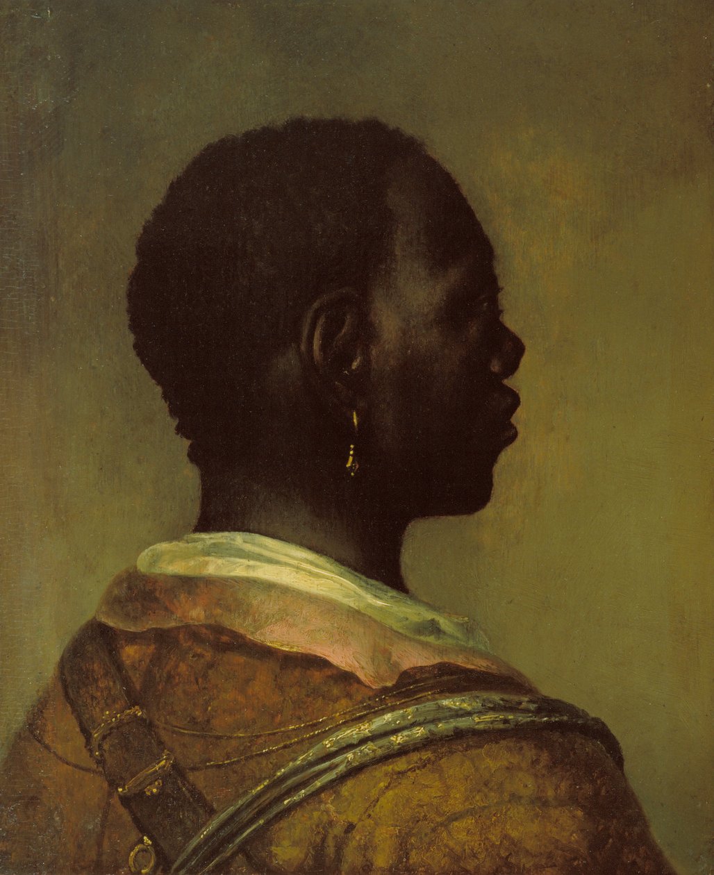 Hodet til en svart mann av Govaert Flinck