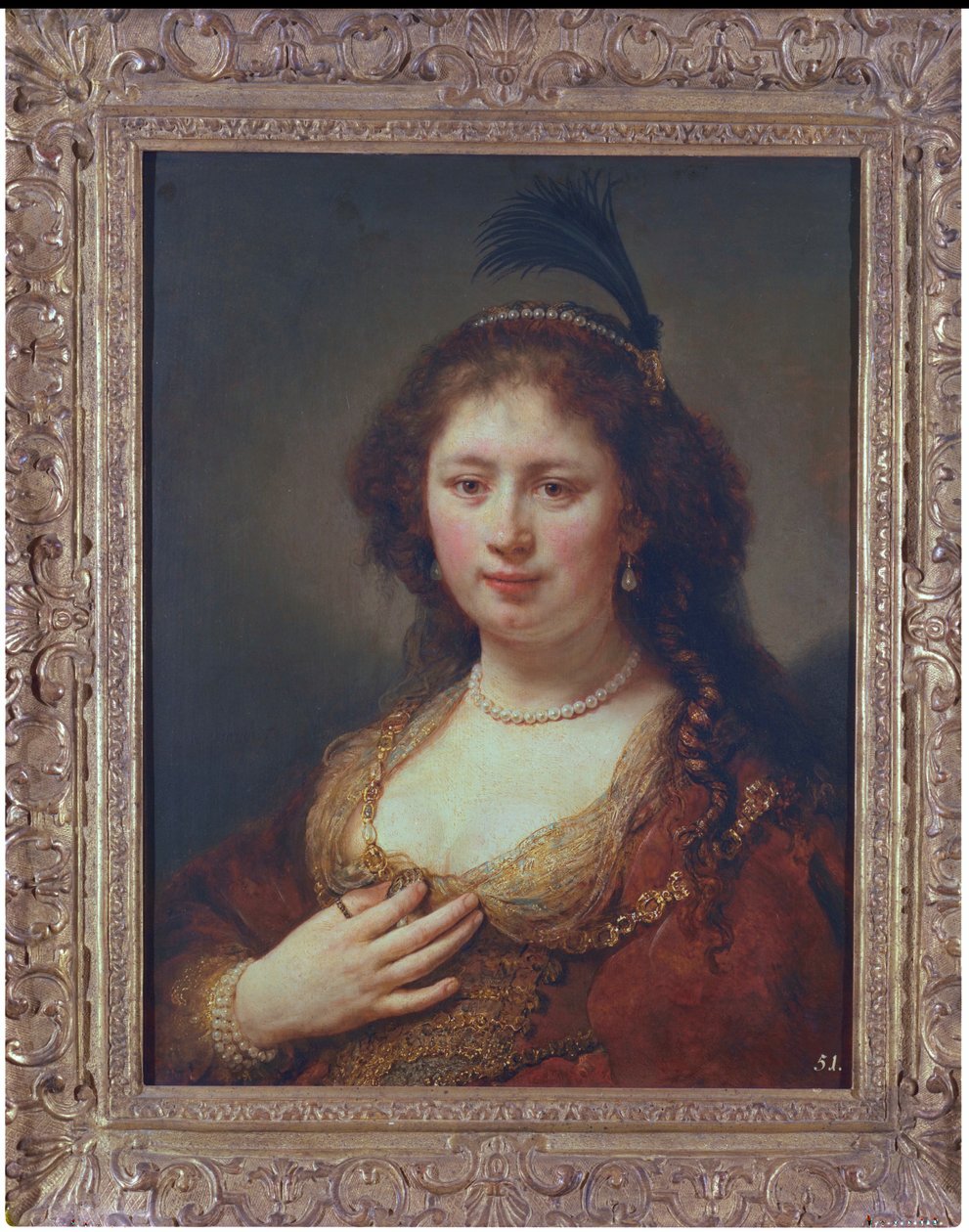 Dame med en sky, 1636 av Govaert Flinck
