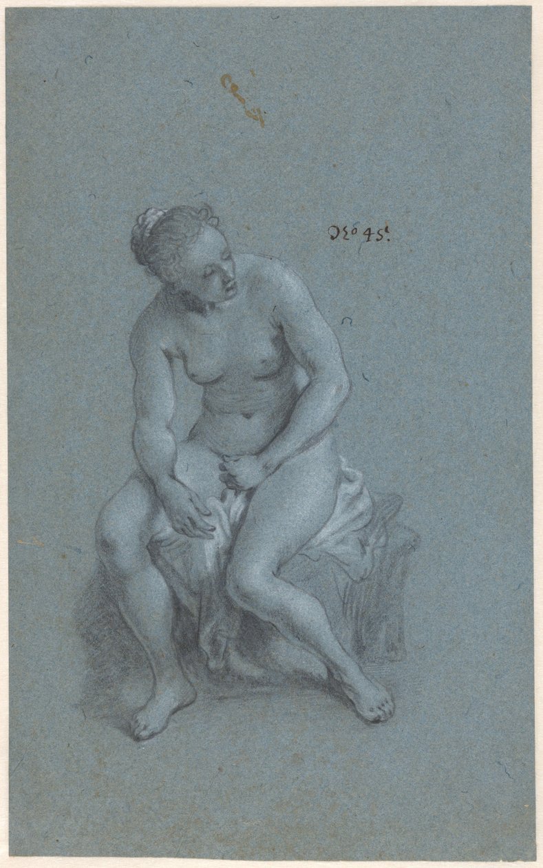 Sittende kvinne av Govert Flinck (attributed to)