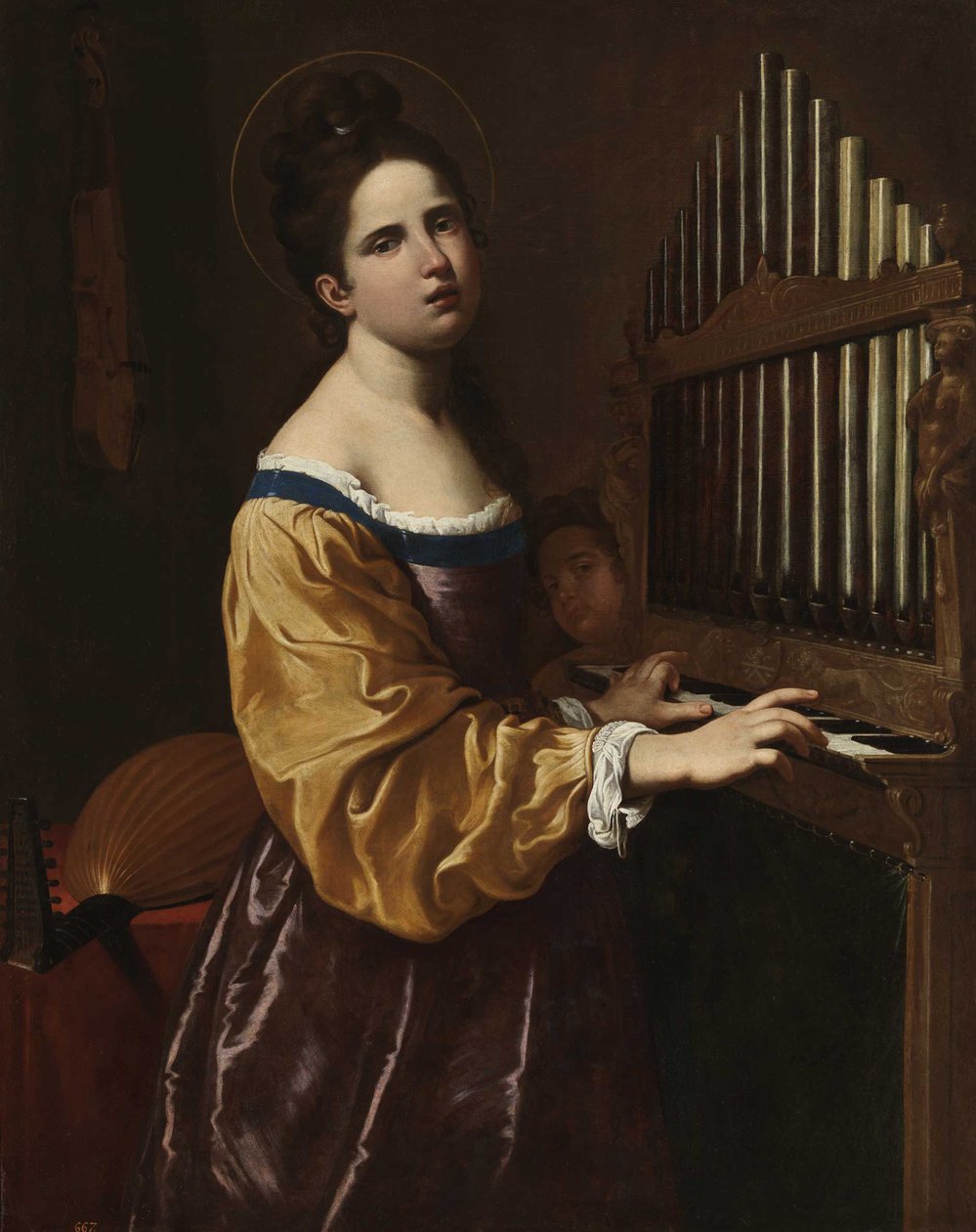 Saint Cecilia, etter 1611. av Gramatica