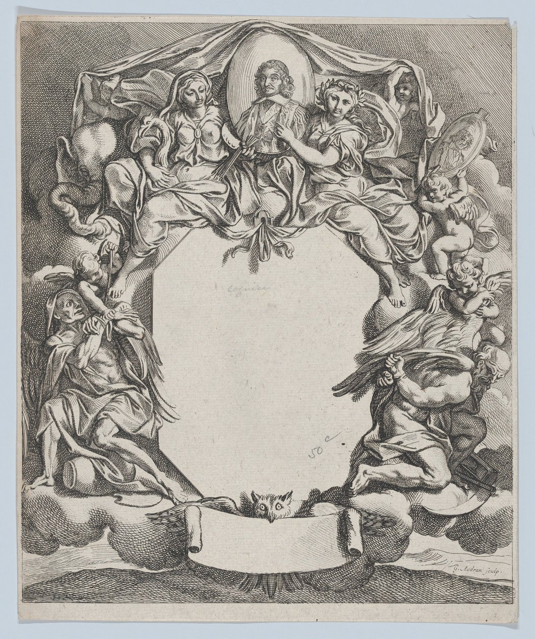 Portrett av Pierre Seguier, 1672. av Gérard Audran
