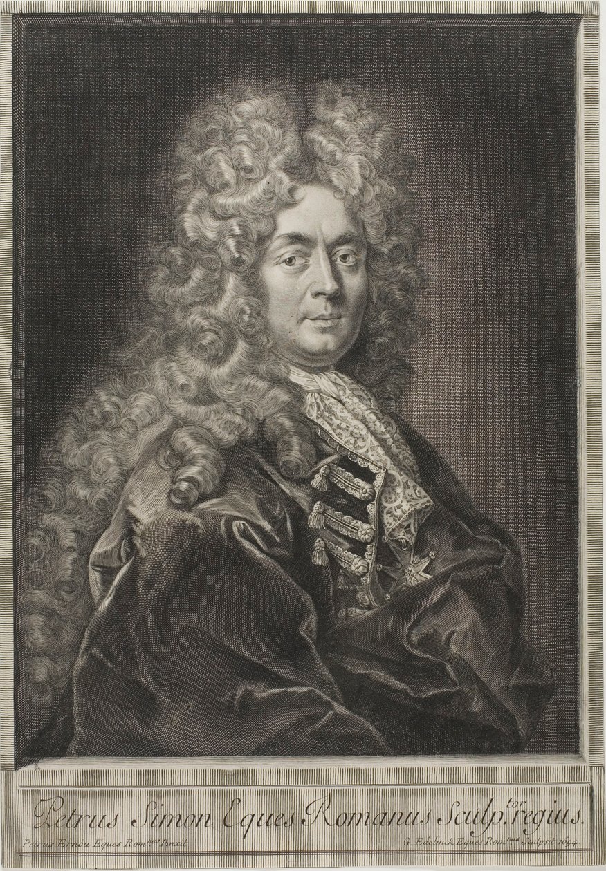 Pierre Simon, gravør av Gérard Edelinck