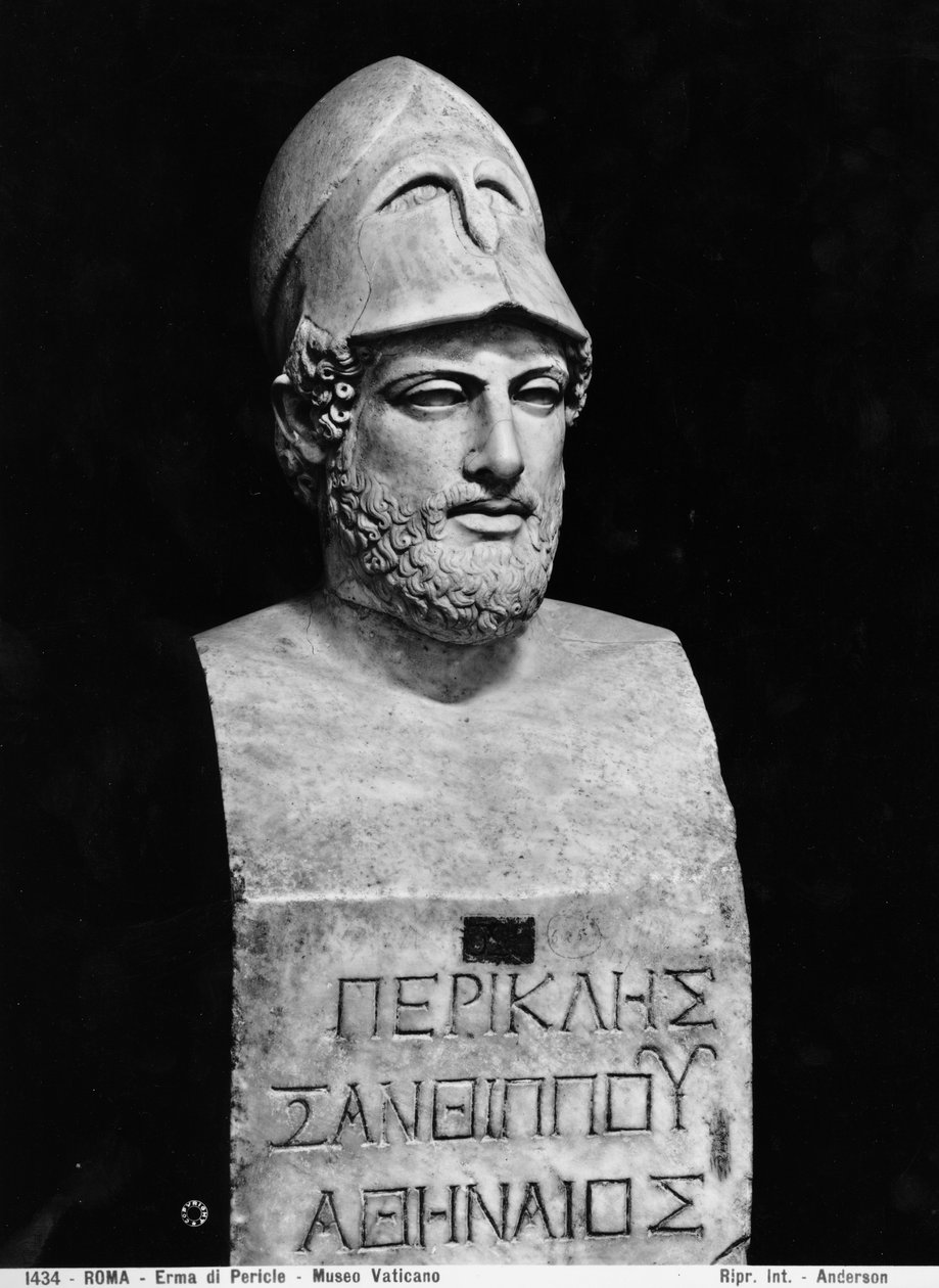 Byste av Perikles (ca. 490–429 f.Kr.) av Greek