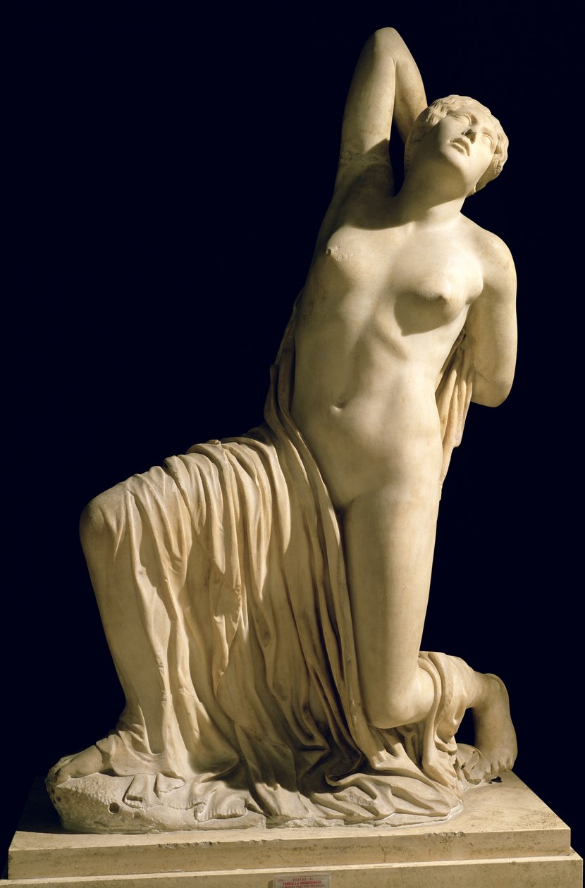 Dying Niobid, fra Baths of Sallust (marmor) av Greek