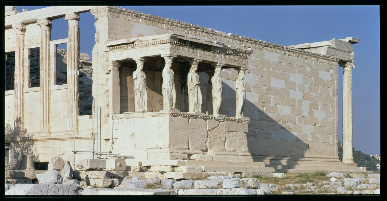 Erechtheion, ca. 421-405 f.Kr av Greek