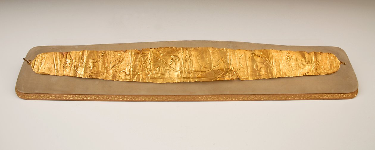 Begravelsesdiadem, 330–323 f.Kr. (gull) av Greek