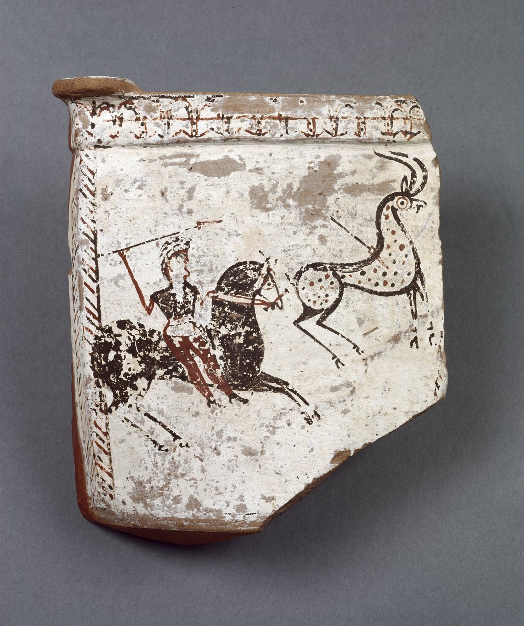 Begravelsesurne, 500–301 f.Kr. (leire) av Greek