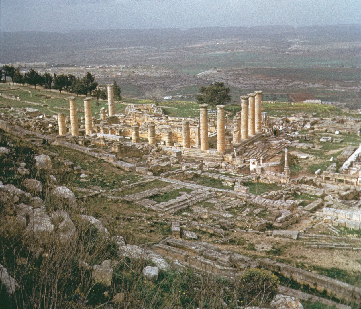 Generell utsikt over nedre Kyrene av Greek