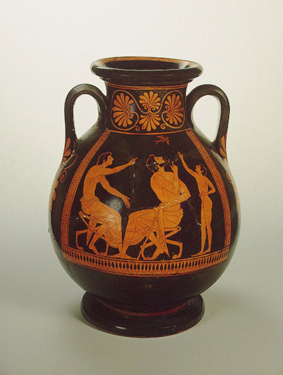 Rødfigur Pelike, ca. 510-500 f.Kr. (keramikk) av Greek