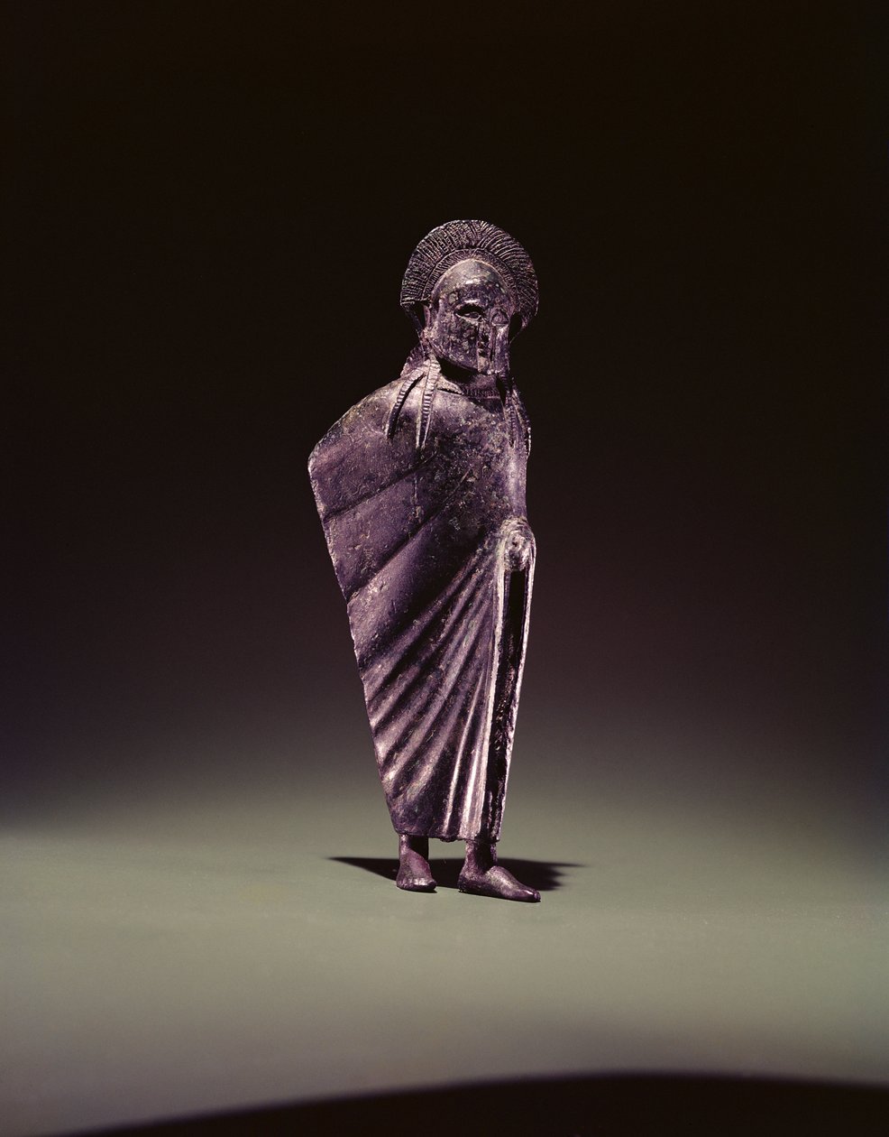 Spartansk kriger (bronse) av Greek