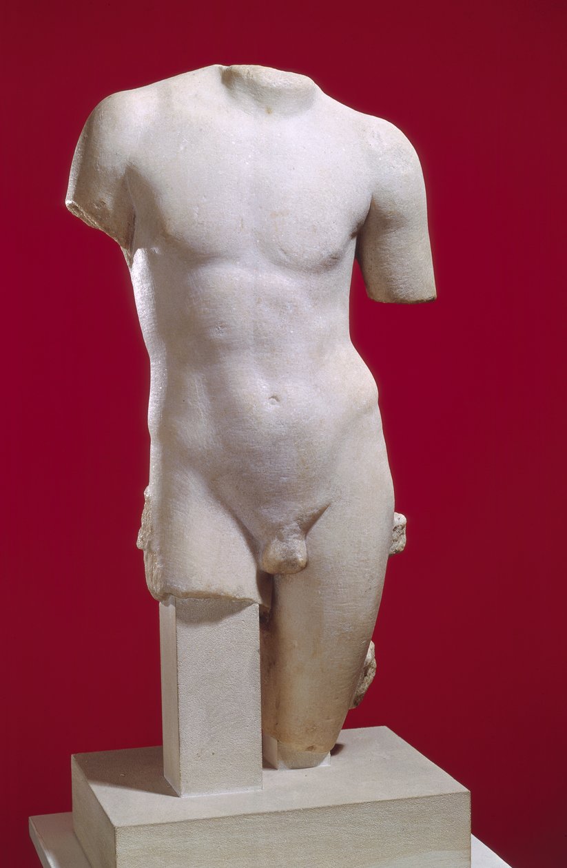 Torso av en ung mann, fra Glanum av Greek