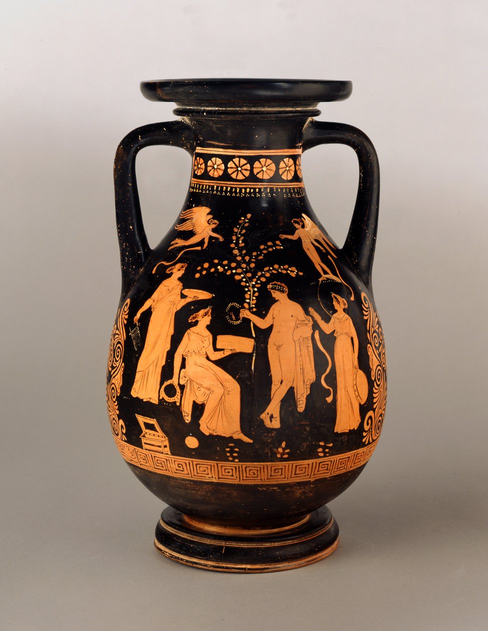 Rødfigur Pelike, ca. 350 f.Kr. (keramikk) av Greek School