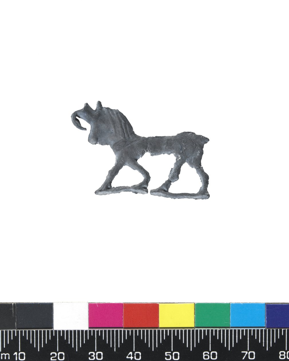 Figur av en hest (bly) av Greek