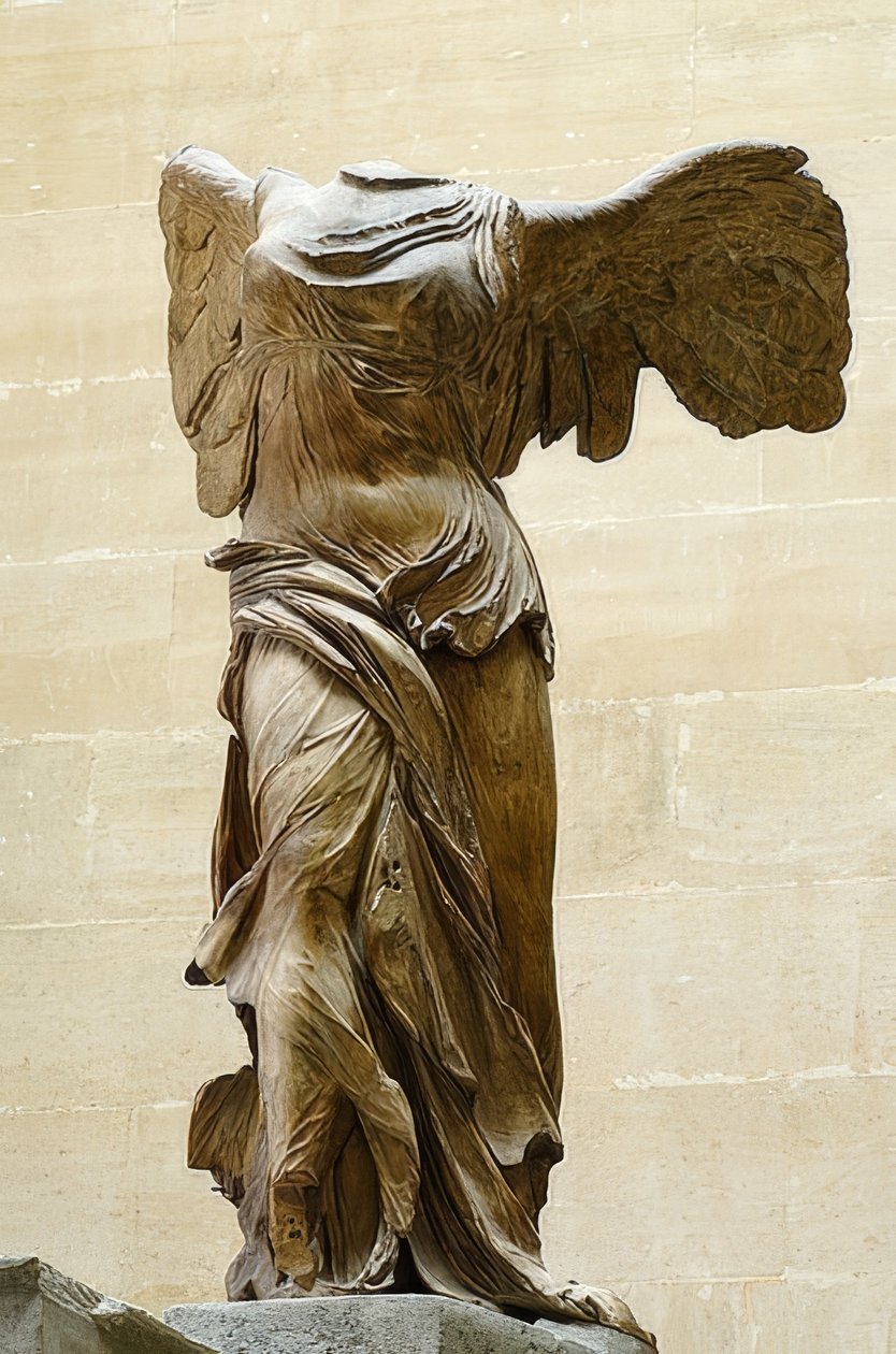 Nike fra Samothrace. Rundt 190 f.Kr Chr av Greek