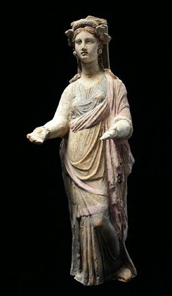 Kanosanfigur, 4.-3. århundre f.Kr. (terrakotta) av Greek Greek