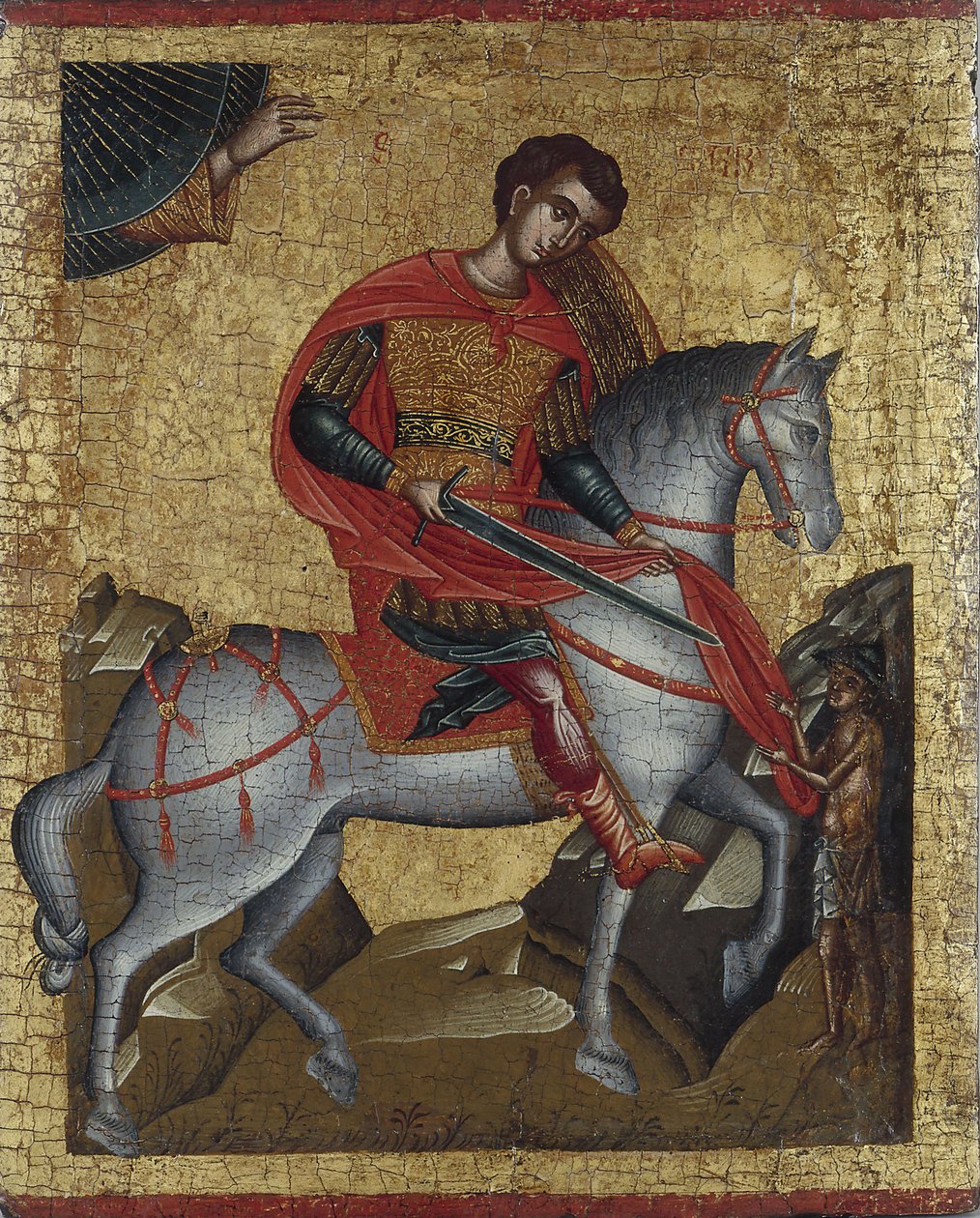 Saint Martin, ca. 1500. av Greek icon.
