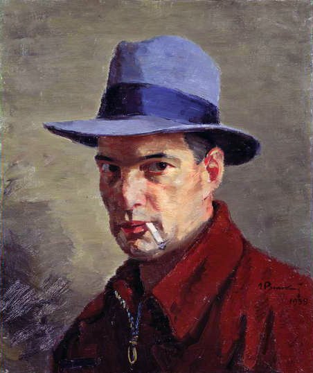 Selvportrett av Grigory Grigorievich Ryazhsky