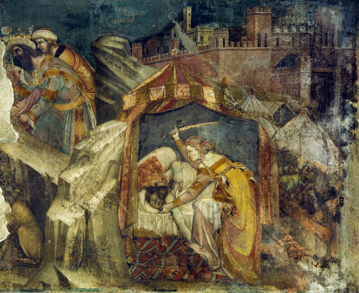 Judith dreper Holofernes av Guariento di Arpo