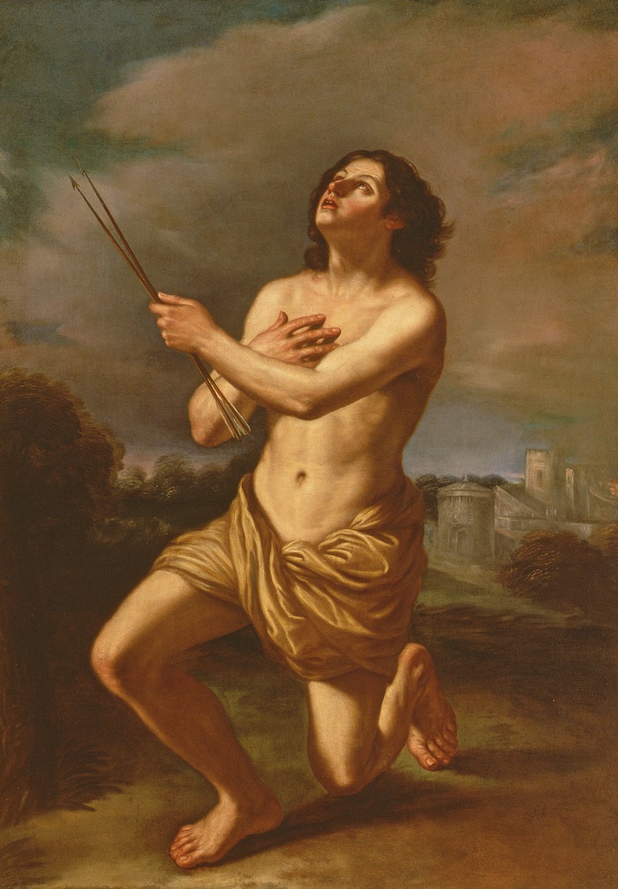 St. Sebastian av Giovanni Francesco Barbieri