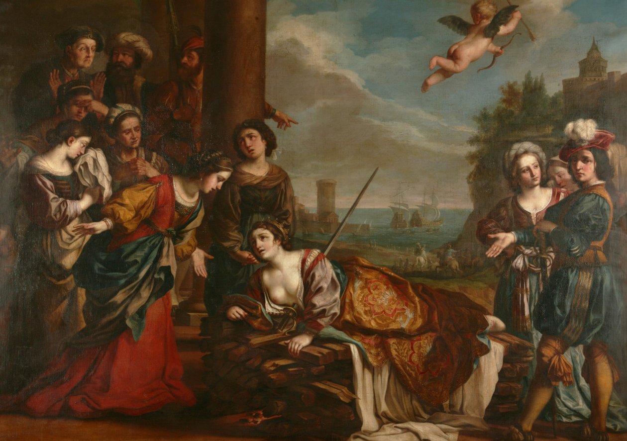 Didos død av Guercino (1591 1666) (after)