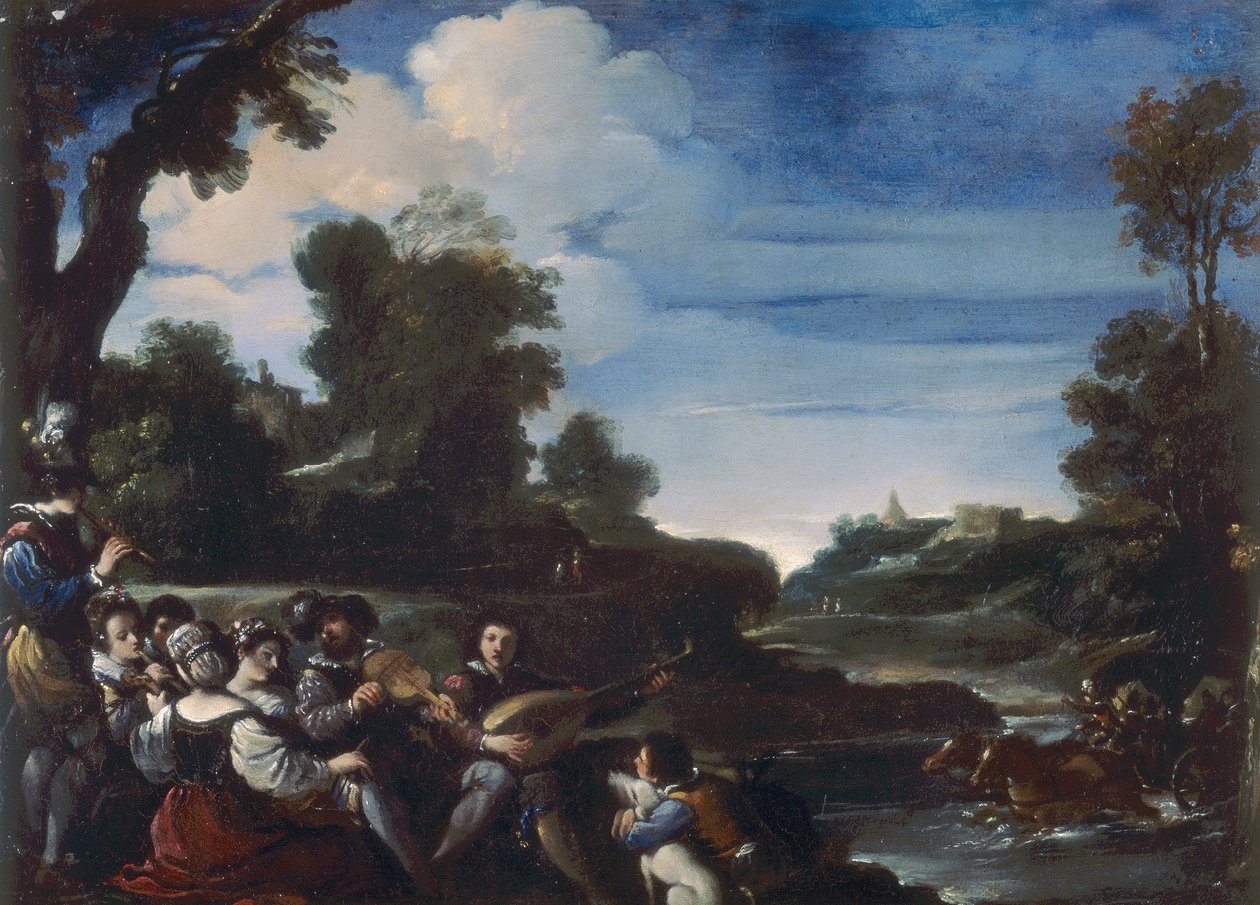 Countrykonsert av Guercino