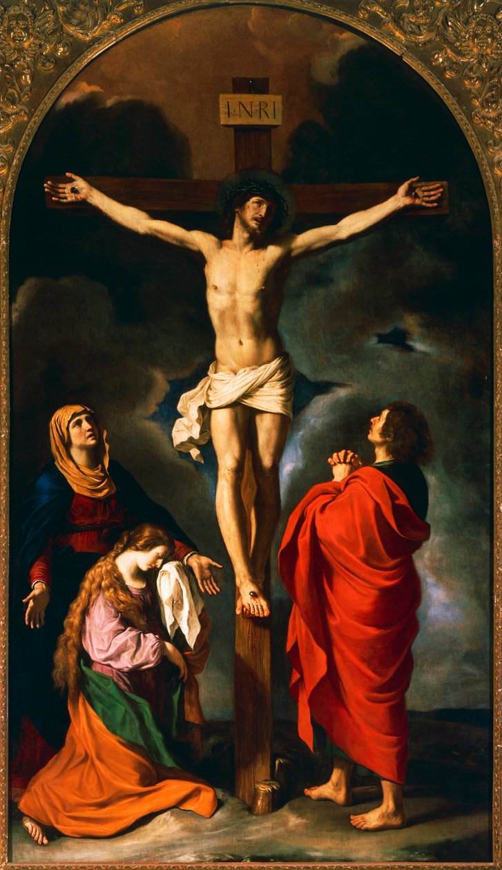 Korsfestelse av Guercino