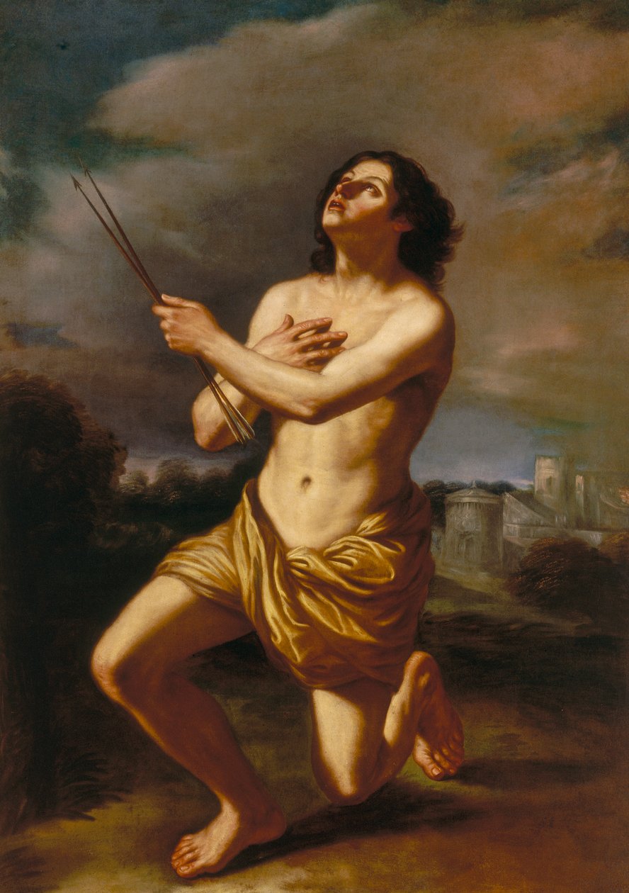 St. Sebastian av Guercino