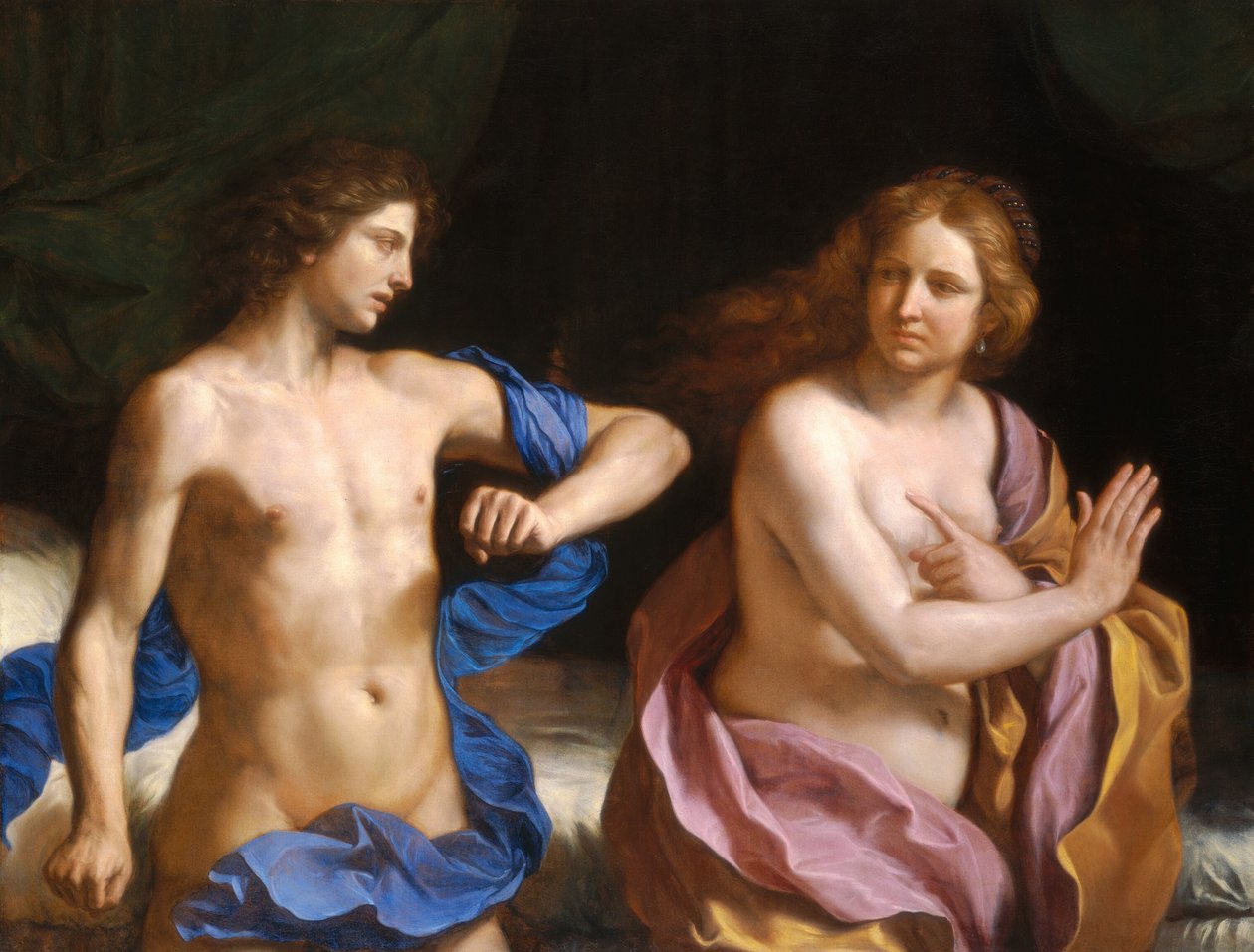 Amnon og Tamar, 1649-1650. av Guercino