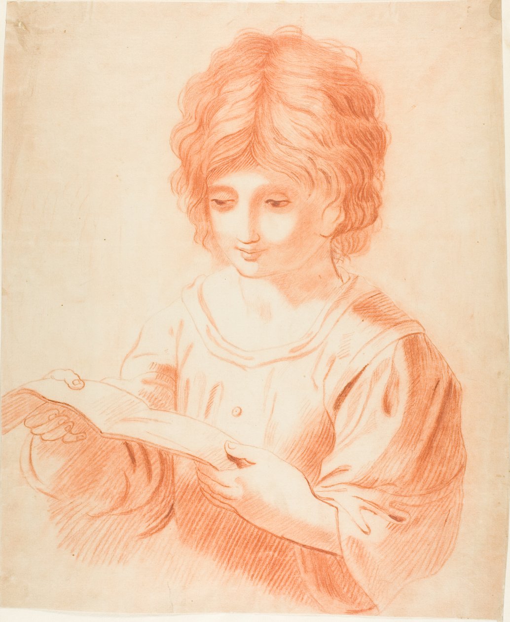 Gutt som leser av Guercino