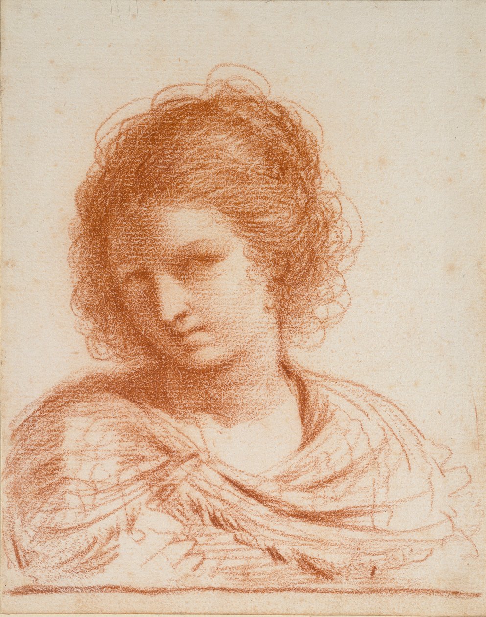 Leder for en ung kvinne, 1550-1666 av Guercino