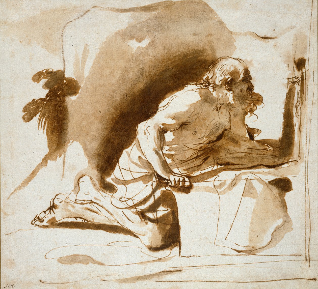 St. Hieronymus, ca. 1622-1624 av Guercino