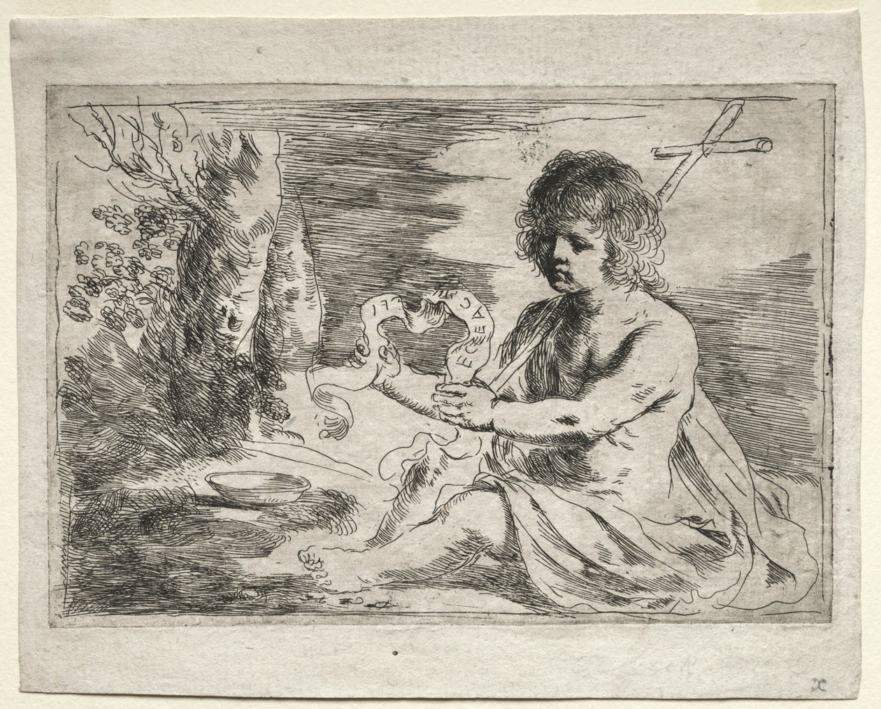 Døperen Johannes, 1650-årene. av Guercino