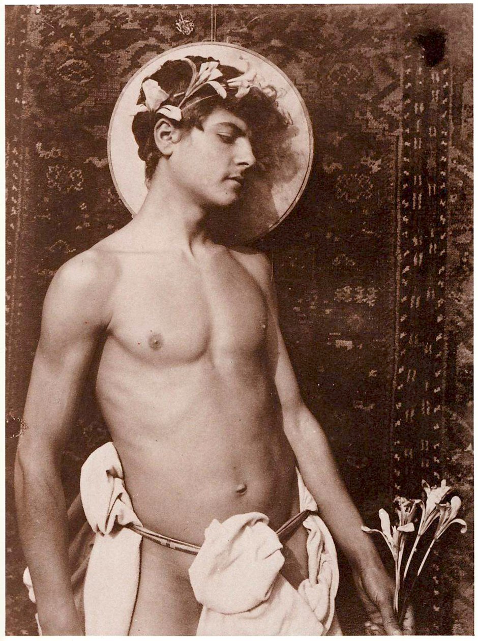 Portrett av Nino Cesarini, ca. 1896 av Guglielmo Plüschow
