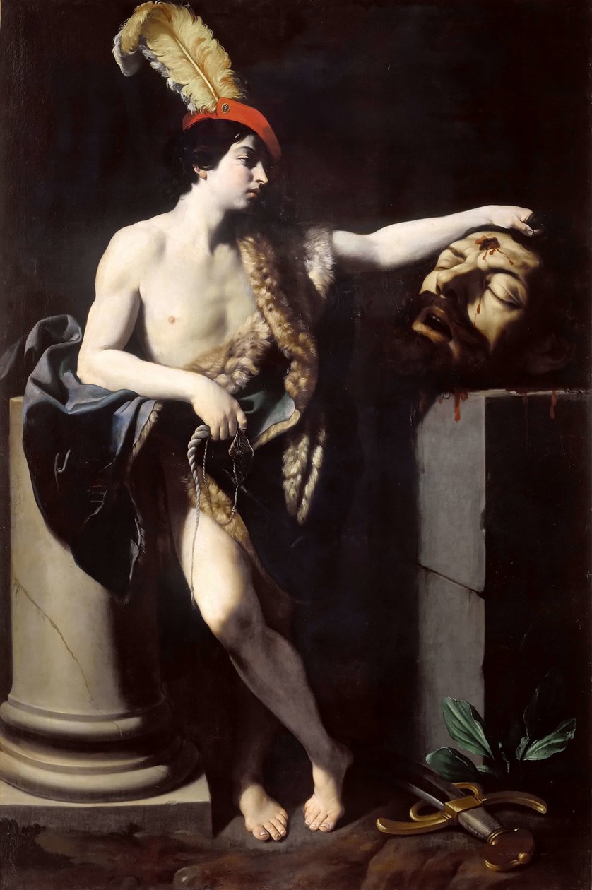 David med hodet til Goliat, 1605-1606. av Guido Reni