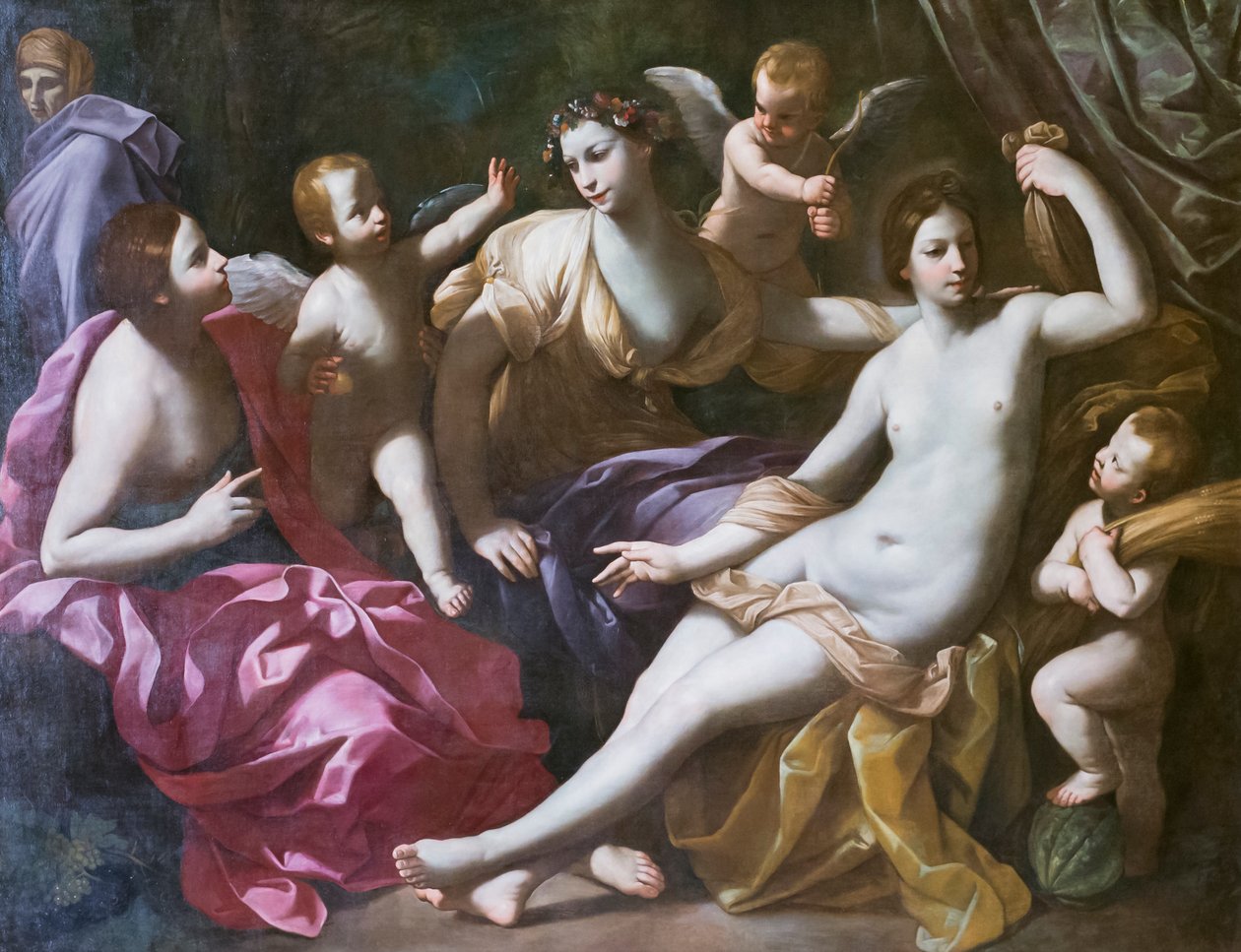 Fire årstider av Guido Reni