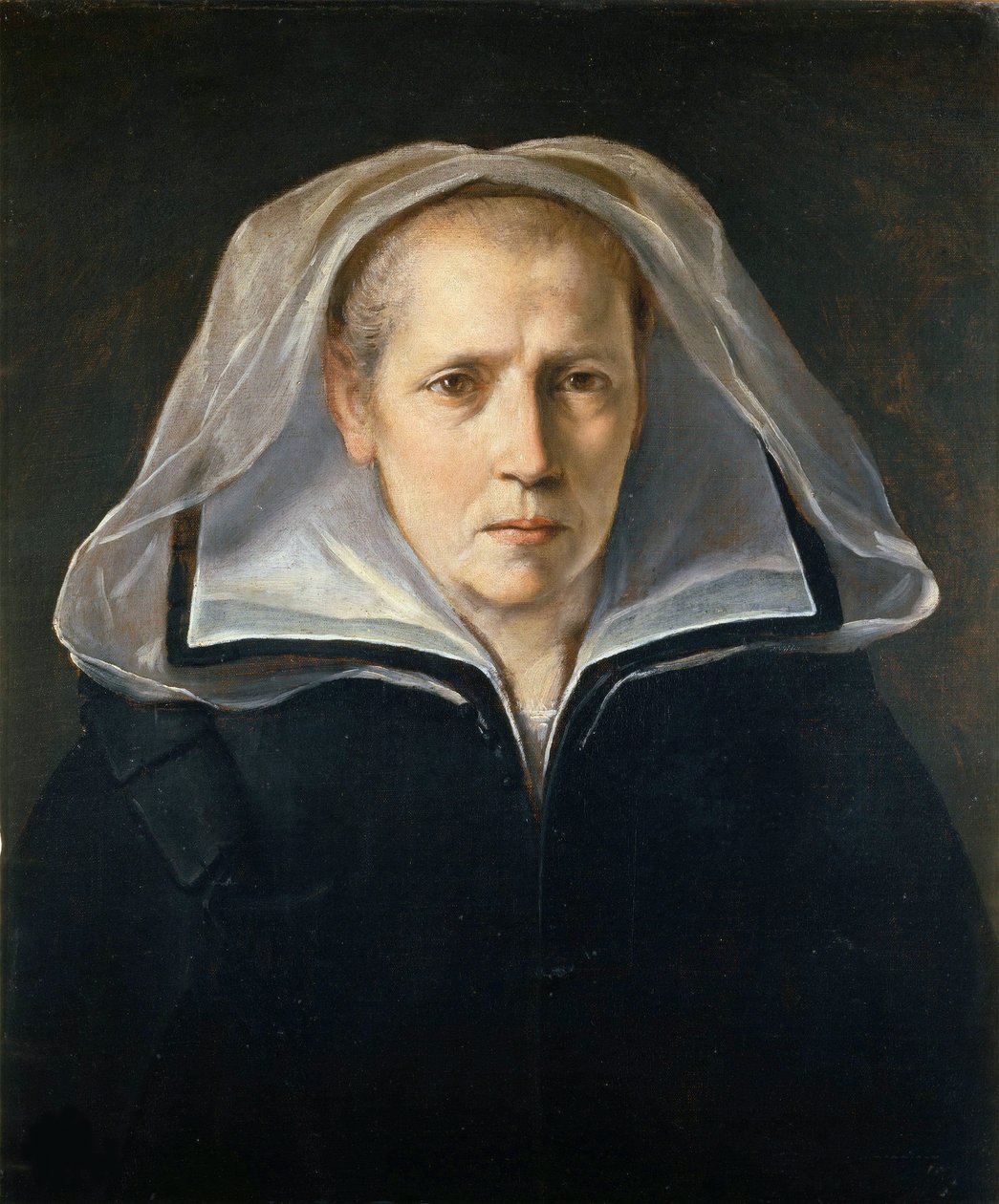 Portrett av kunstnerens mor, ca. 1612. av Guido Reni
