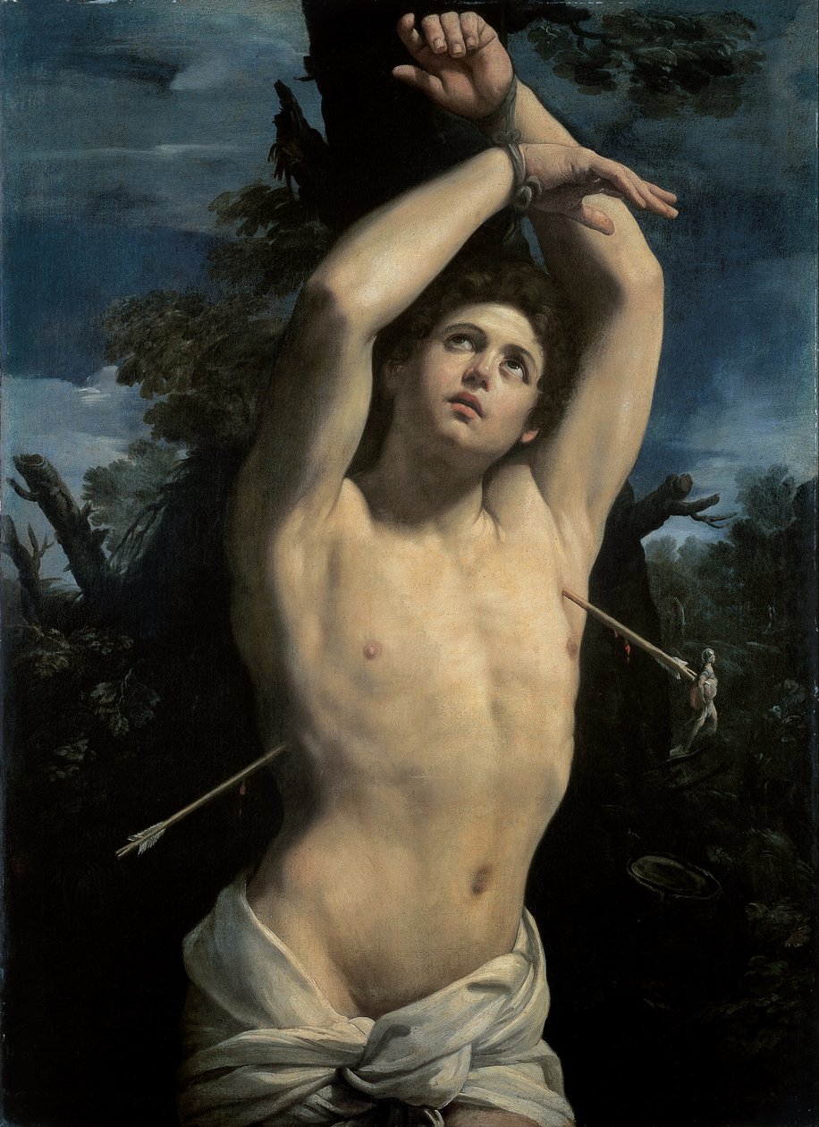 Den hellige Sebastian, ca. 1615 av Guido Reni