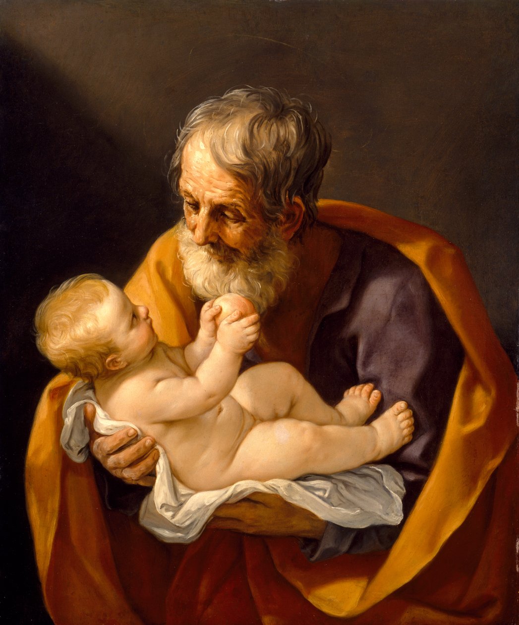 St. Joseph og Kristusbarnet, 1634-40 av Guido Reni