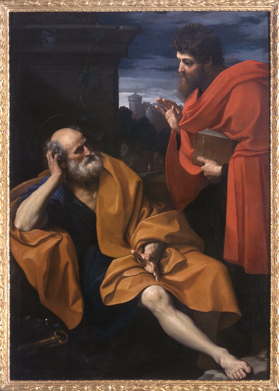 St Paul og St Peter botferdig, 1603-04 av Guido Reni
