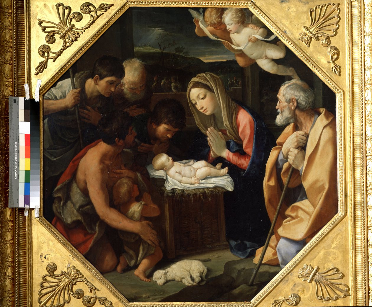 Tilbedelsen av Kristusbarnet av Guido Reni
