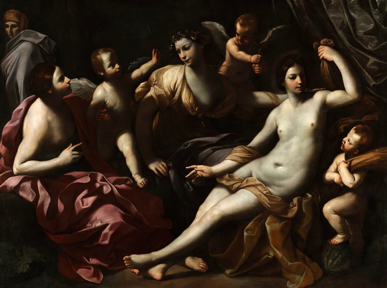 De fire årstider, ca. 1620. av Guido Reni