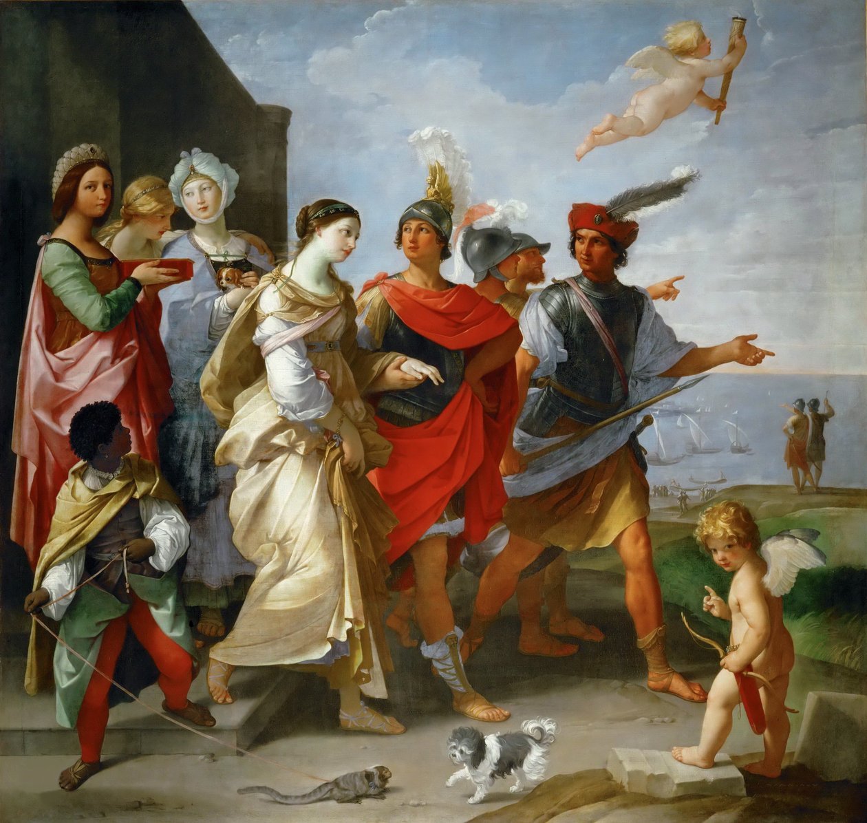 The Rape of Helen, ca 1626-1629. av Guido Reni