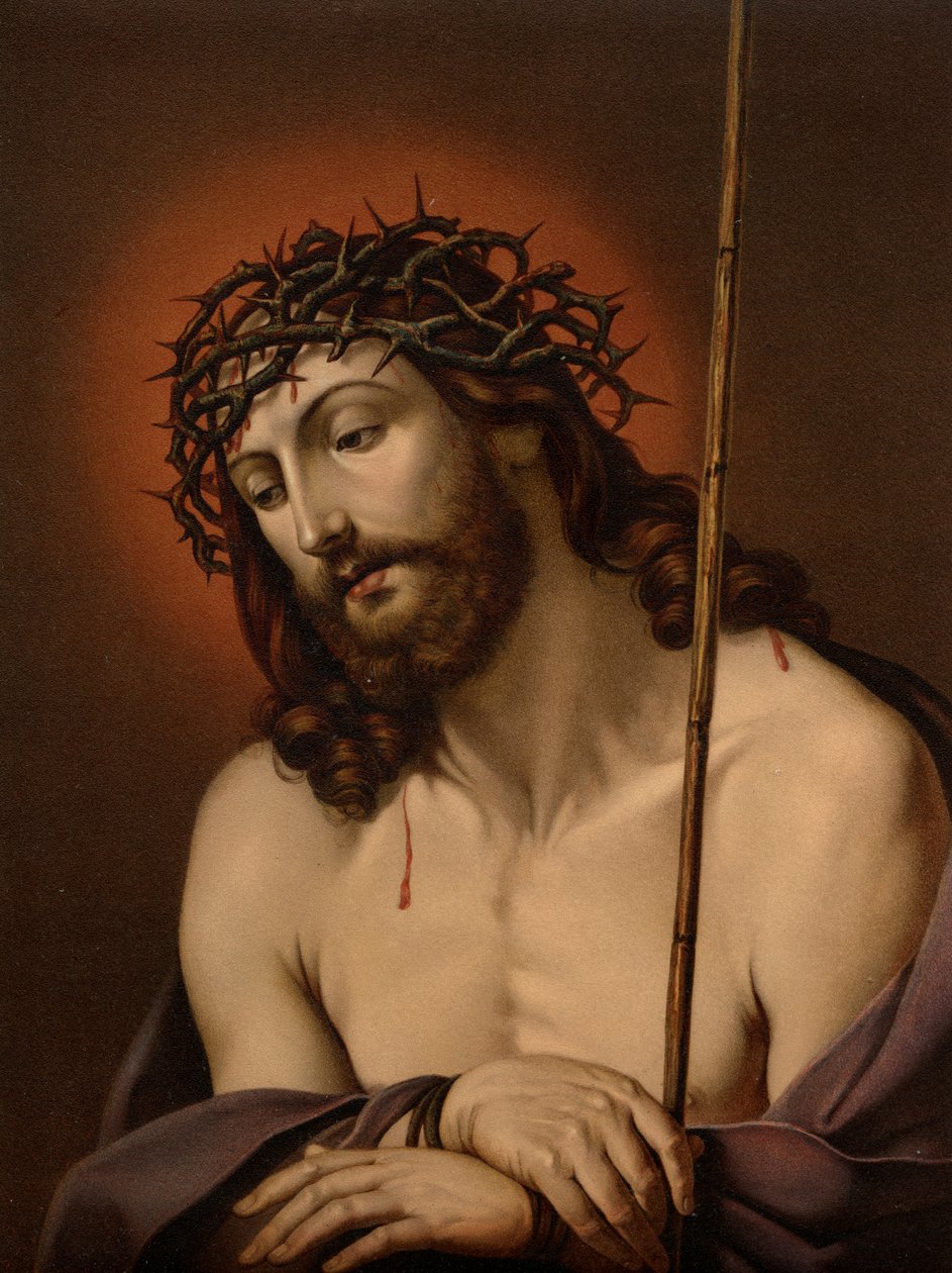 Den lidende forløser av Guido after Reni
