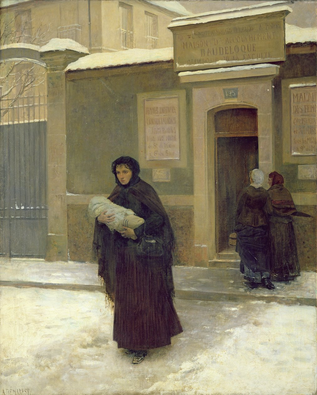 Forlater fødesykehuset av Guillaume Albert Demarest