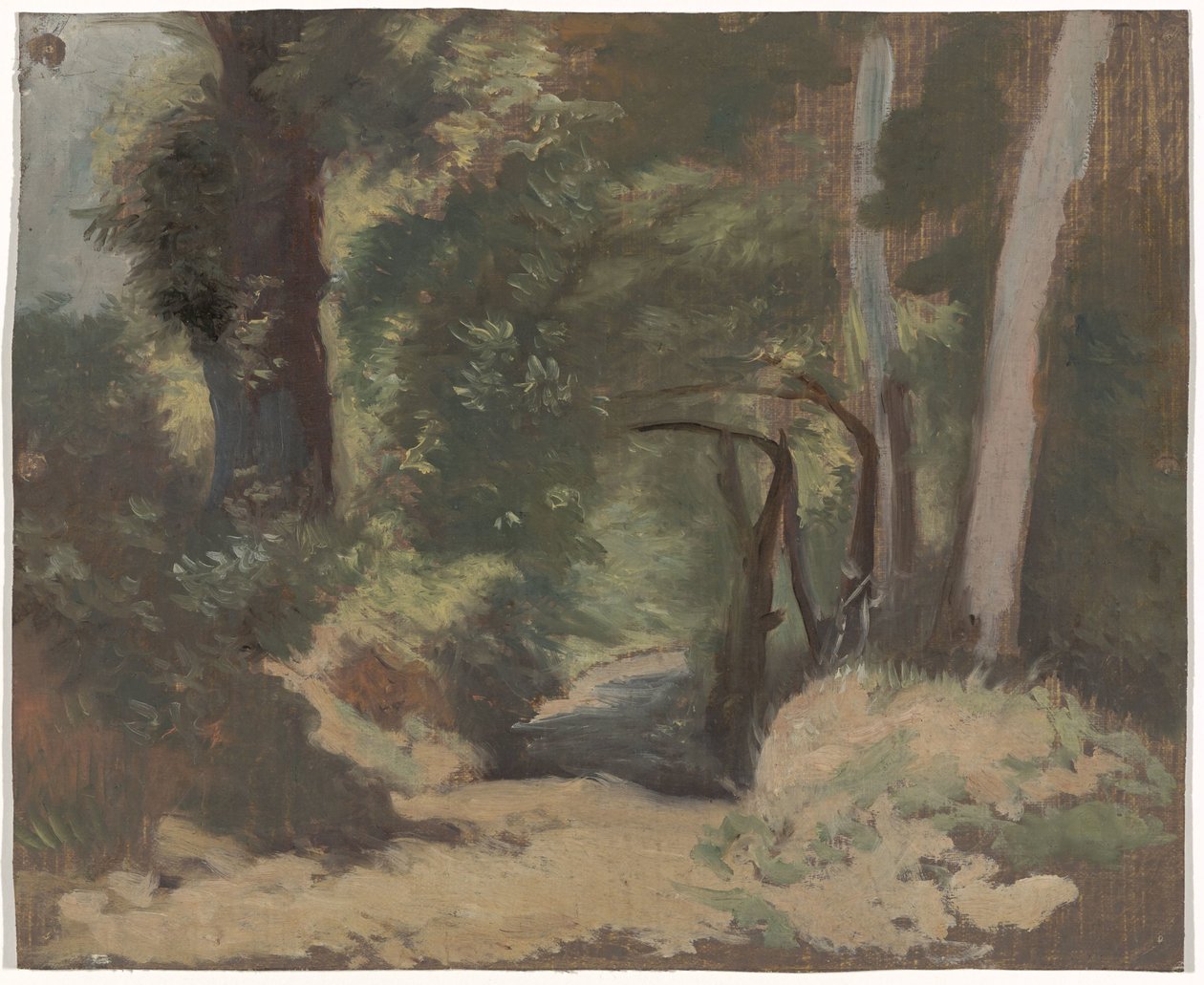 skogsvei av Guillaume Anne van der Brugghen