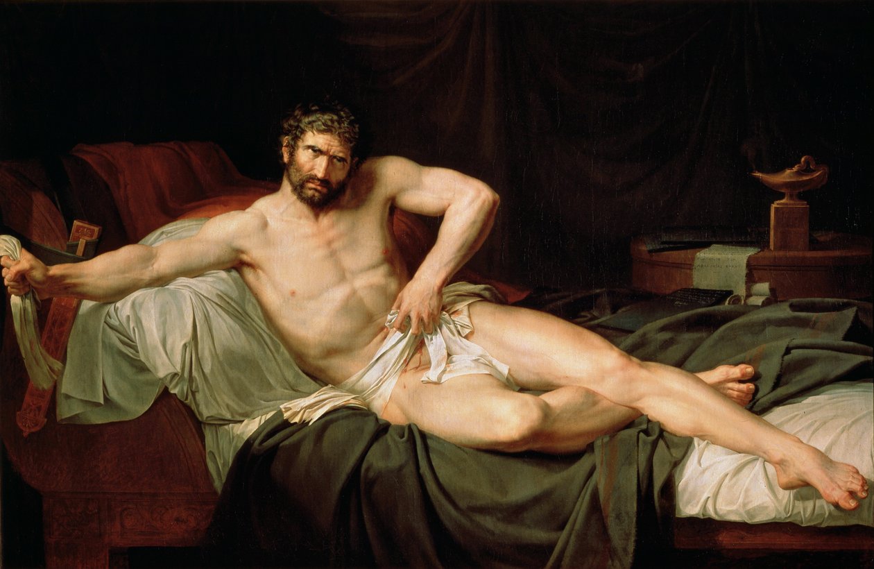 Cato av Utica, c1795 av Guillaume Lethiere