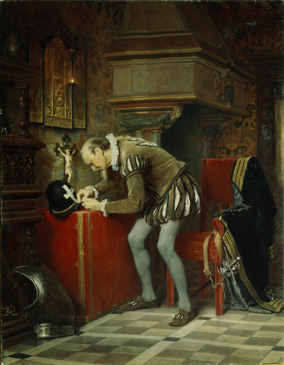 På kvelden for St. Bartholomews natt, 1868 av Gun