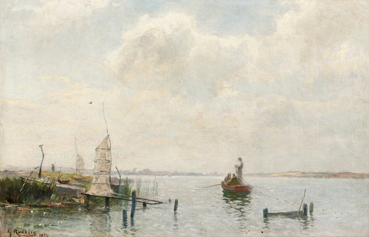 Natttur på Ringsjon av Gustaf Rydberg
